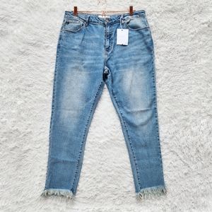 Kancan High Rise Straight Relaxed Fit‎ Jeans